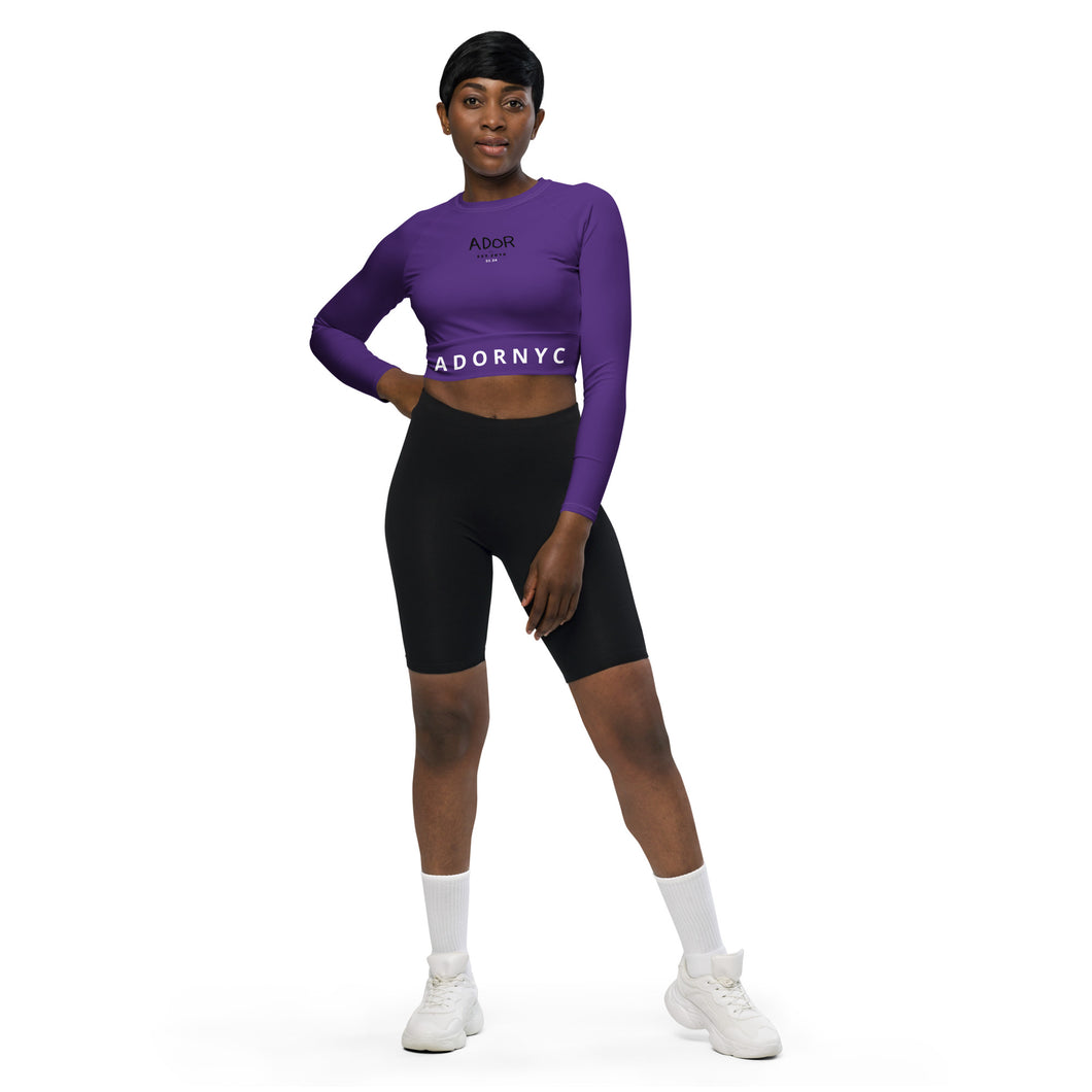 Ador NYC long-sleeve crop top