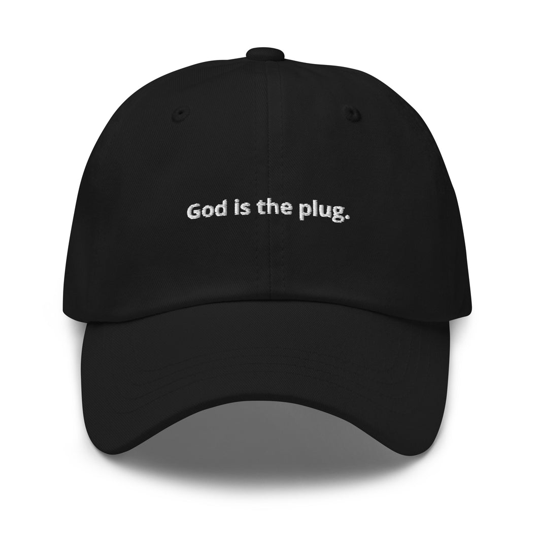 Black God is the plug. Dad cap