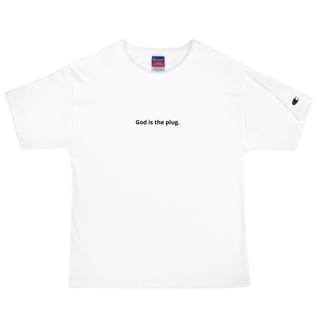 God is the Plug. X Champion T-Shirt