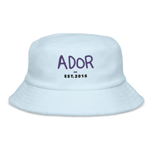 Ador NYC Unstructured terry cloth bucket hat
