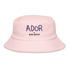 Ador NYC Unstructured terry cloth bucket hat