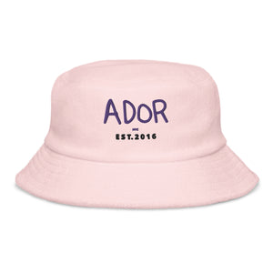 Ador NYC Unstructured terry cloth bucket hat