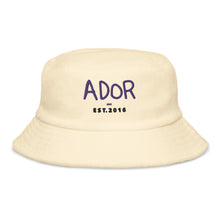 Ador NYC Unstructured terry cloth bucket hat
