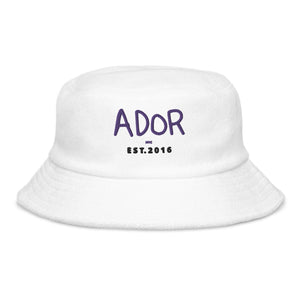 Ador NYC Unstructured terry cloth bucket hat