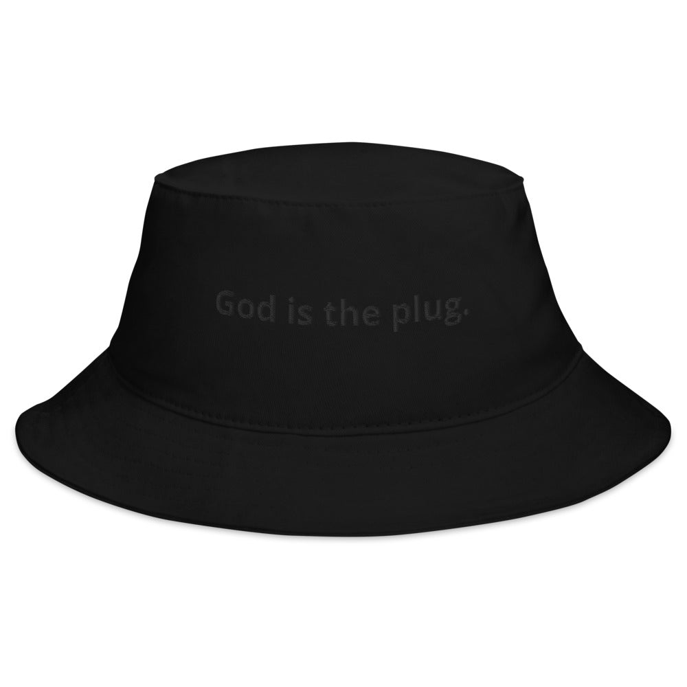 Black Out God is the plug. Bucket Hat